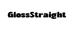 GlossStraight - logo